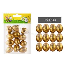 QX IMPEX KFT IRIS dekor tojás 12db arany színű 3x4cm QX_IMPEX_KFT_72214 small