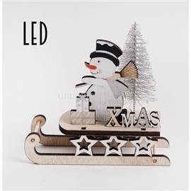 QX IMPEX KFT Iris fa szán hóember+led karácsony 12*11 cm QX_IMPEX_KFT_060715 small