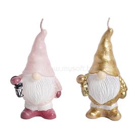 QX IMPEX KFT IRIS gyertya orrmanó rózsaszín, arany 6x4,4x11cm QX_IMPEX_KFT_436663 small