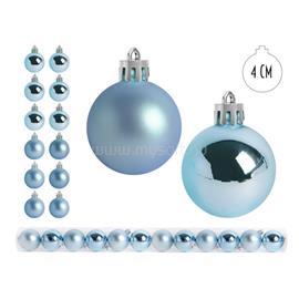 QX IMPEX KFT IRIS karácsonyi dísz, pvc gömb azúrkék 12db 4cm QX_IMPEX_KFT_050393 small