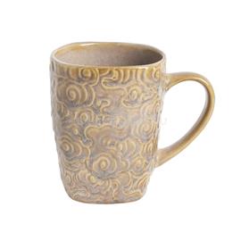 QX IMPEX KFT IRIS kerámia bögre virágos drapp 400ml QX_IMPEX_KFT_171213 small
