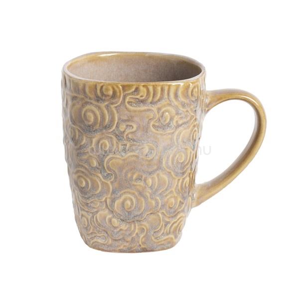 QX IMPEX KFT IRIS kerámia bögre virágos drapp 400ml