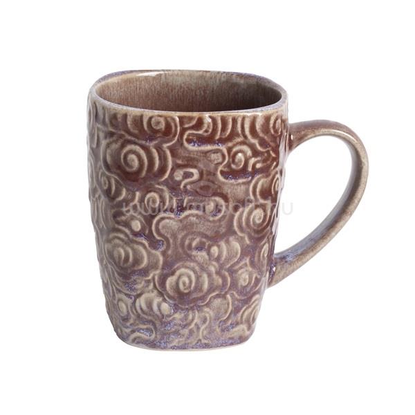 QX IMPEX KFT IRIS kerámia bögre virágos lila 400ml