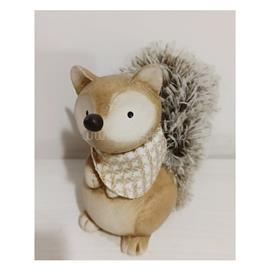 QX IMPEX KFT IRIS kerámia róka szőrme farokkal 12,5cm QX_IMPEX_KFT_136177 small