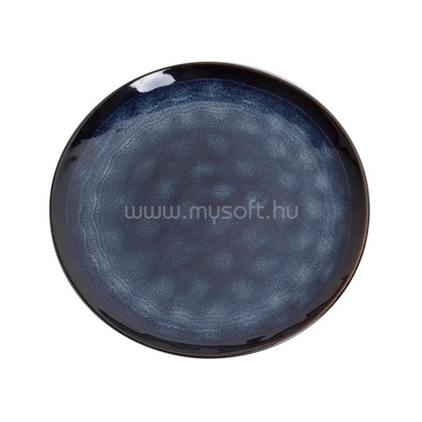QX IMPEX KFT IRIS kerámia tányér sötétkék 21,4x2,7cm
