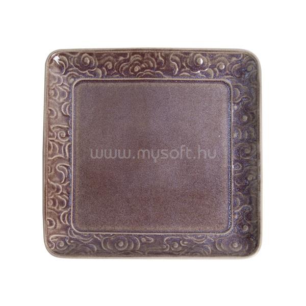 QX IMPEX KFT IRIS kerámia tányér virágos lila 21,7cm
