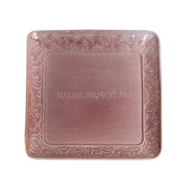 QX IMPEX KFT IRIS kerámia tányér virágos rózsaszín 21,7cm QX_IMPEX_KFT_171211 small