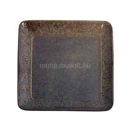 QX IMPEX KFT IRIS kerámia tányér virágosk kék/barna 21,7cm QX_IMPEX_KFT_171210 small