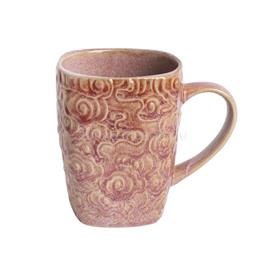 QX IMPEX KFT IRIS kerámiabögre virágos rózsaszín 400ml QX_IMPEX_KFT_171215 small