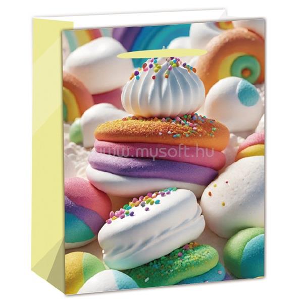 QX IMPEX KFT IRIS matt papírtasak habos muffin 26 x 32cm
