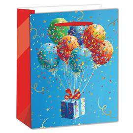 QX IMPEX KFT IRIS matt papírtasak hot stamp ajándékok+lufik kék 26 x 32cm QX_IMPEX_KFT_370530 small