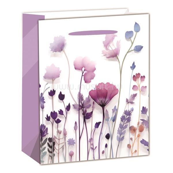 QX IMPEX KFT IRIS matt papírtasak réti virágok 26 x 32cm