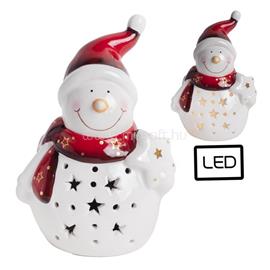 QX IMPEX KFT IRIS porcelán piros/fehér hóember, ledes QX_IMPEX_KFT_181377 small