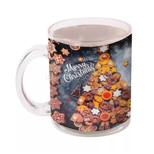 QX IMPEX KFT IRIS üveg bögre mézeskalács minta 9,7cm