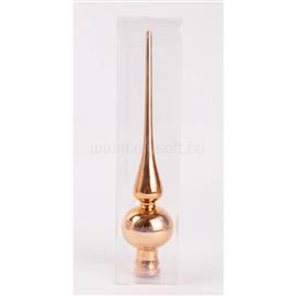 QX IMPEX KFT IRIS üveg karácsonyi csúcsdísz pvc dobozban, fényes bronz 25,3 cm QX_IMPEX_KFT_055530 small