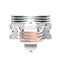 RAIDMAX AM1204W ARGB 120mm fehér processzor hűtő AM1204W small