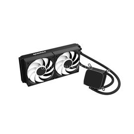 RAIDMAX DIGITAL LD240 ARGB BLACK LCD kijelzős vízhűtés LD240BK_ARGB small