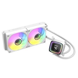 RAIDMAX DIGITAL LD240 ARGB WHITE LCD kijelzős vízhűtés LD240WT_ARGB small