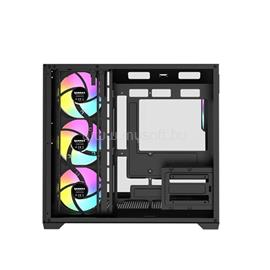 RAIDMAX i620 BLACK ATX  fekete számítógépház I620TBF small
