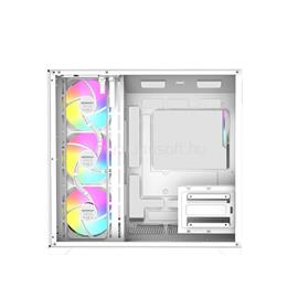 RAIDMAX i620 WHITE ATX fehér számítógépház I620TWF small