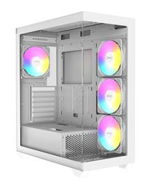 RAIDMAX i800 fehér (táp nélküli) ablakos ATX ház I800TWF small