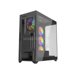 RAIDMAX i800 fekete (táp nélküli) ablakos ATX ház I800TBF small