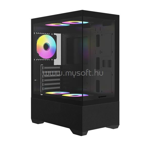 RAIDMAX i802 fekete (táp nélküli) ATX ház