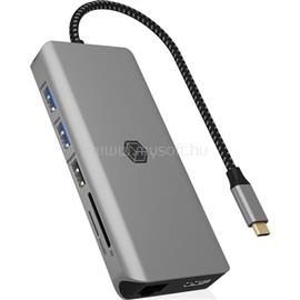 RAIDSONIC 12-in-1 USB-C dokkoló (szürke) IB-DK4061-CPD small
