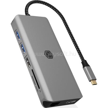 RAIDSONIC 12-in-1 USB-C dokkoló (szürke)
