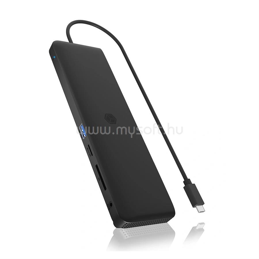 RAIDSONIC Icy Box 11-in-1 Mobile DockingStation with Triple Video Output