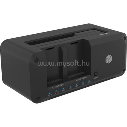 RAIDSONIC ICY BOX Clone & DockingStation 2.5"/3.5" SATA/m.2 NVMe PCIe NVMe / SATA3 USB-A 3.2 Gen2×1 USB-C 3.2 Gen2×1 dok