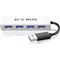RAIDSONIC ICY BOX IB-AC6104 4-portos USB3.0 hub ezüst IB-AC6104 small