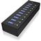 RAIDSONIC ICY BOX IB-AC6110 10 portos USB3.0 hub táppal IB-AC6110 small