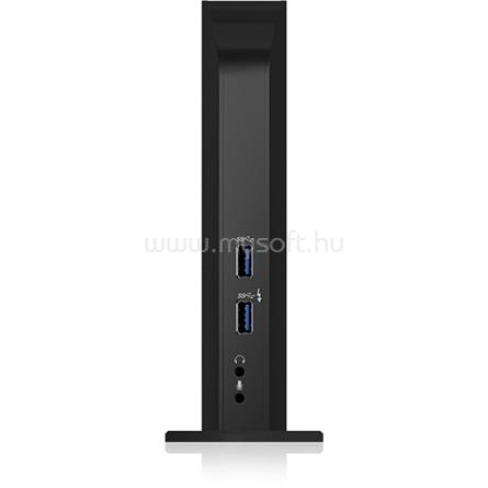 RAIDSONIC ICY BOX IB-DK2242AC USB-C USB3.0 DisplayPort RJ45 dokkoló (fekete)