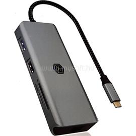 RAIDSONIC ICY BOX IB-DK4012-CPD USB-C dokkoló (szürke) IB-DK4012-CPD small