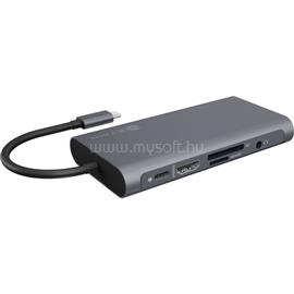 RAIDSONIC ICY BOX IB-DK4040a-CPD 10-in1 USB-C dokkoló (szürke) IB-DK4040A-CPD small