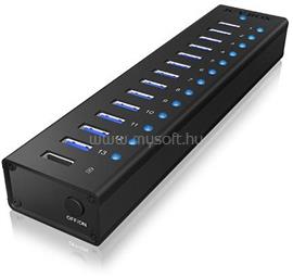 RAIDSONIC ICYBOX IB-AC6113 13 Port USB 3.0 Hub with USB charge port Black IB-AC6113 small