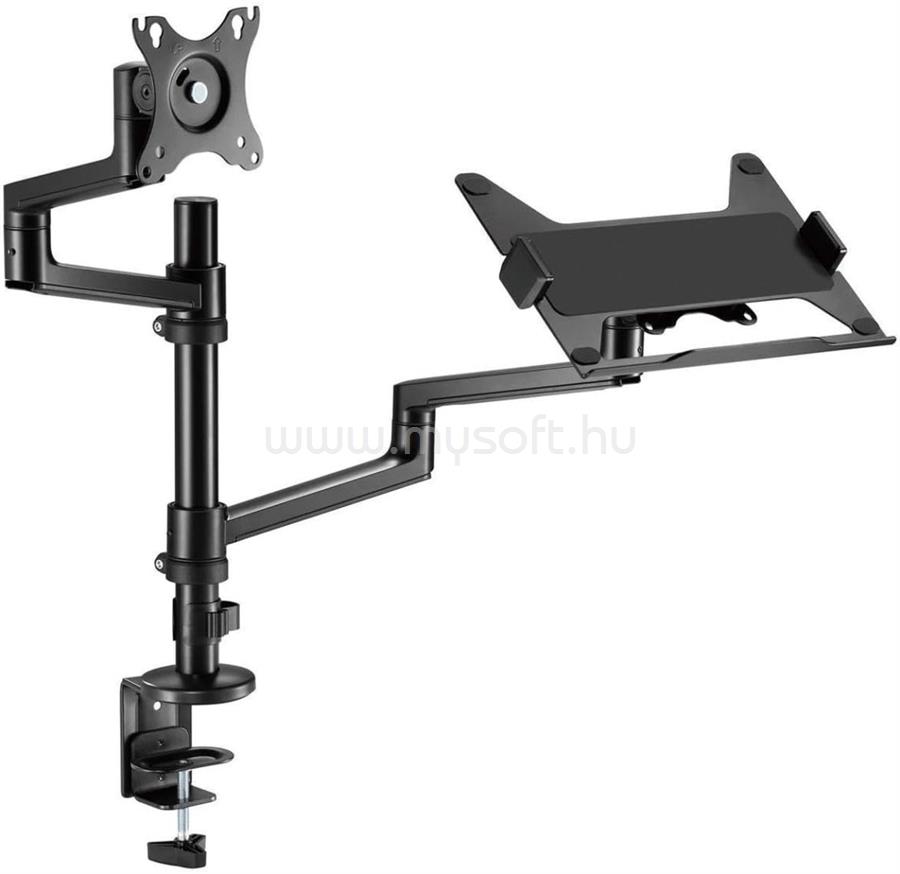 RAIDSONIC IcyBox IB-MS622-T Monitor + Laptop Stand 17,3"-32" Black