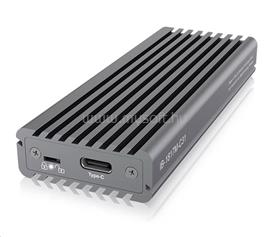 RAIDSONIC ICYBOX USB 3. Gen 2 Type-C M.2 NVMe SSD külső ház (szürke) IB-1817M-C31 small
