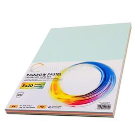 RAINBOW Pastel Mix A4 80 g 5x20 ív színes másolópapír 114-0096 small