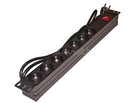 RAINBOW Rack 230 V-os elosztó 19"-os, 7aljzattal, kapcsolóval. RET2207 small