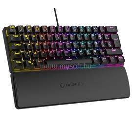 RAMPAGE PLOWER K60 mechanikus Blue switch RGB LED vezetékes billentyűzet angol lokalizáció (fekete) RAMPAGE_37257 small