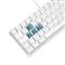RAMPAGE PLOWER K60 mechanikus Blue switch RGB LED vezetékes billentyűzet angol lokalizáció (fehér) RAMPAGE_37254 small