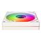 RAMPAGE Cooler 12cm - 7C-120B (max 21,2 dBA, 65,41 m3/h, ház hűtésre, A-RGB LED, fehér) RAMPAGE_40921 small