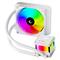 RAMPAGE CPU Water Cooler - INFINITE V120 (36,9dB max., 98,54 m3/h; 12cm, A-RGB LED, fehér) RAMPAGE_42365 small