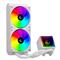 RAMPAGE INFINITE V240 CPU vízhűtés (36,9dB max., 98,54 m3/h; 2x12cm, A-RGB LED, fehér) RAMPAGE_42367 small