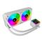 RAMPAGE INFINITE V240 CPU vízhűtés (36,9dB max., 98,54 m3/h; 2x12cm, A-RGB LED, fehér) RAMPAGE_42367 small
