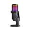 RAMPAGE DIYEZ mikrofon (USB, PC/MAC/Android, zajelnyomó, állvány, fekete, 2m kábel, RGB) RAMPAGE_41150 small