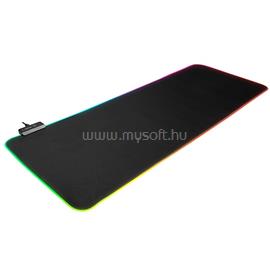 RAMPAGE Egérpad - MP-22 (300*800*3mm; fekete, RGB LED) RAMPAGE_35754 small
