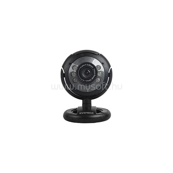 RAMPAGE Everest Webkamera - SC-824 (640x480 képpont, USB 2.0, LED világítás, mikrofon)